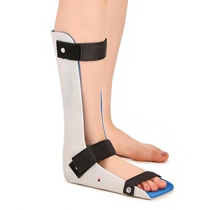 unisex foot drop splint made with polypropylene material inside coated with soft eva padding for ankle pain knee support heel support foot care m right