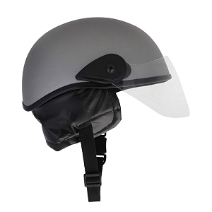 western era unisex half helmet for men amp women  clear visor  comfort amp safety  enhanced design  medium silver matte