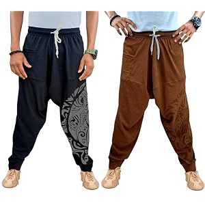 Unisex Harem Pants Trousers for Adults Pack
