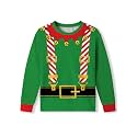 Unisex Kid's Ugly Christmas Top Funny Graphic Long Sleeve Shirt 4-14 Years