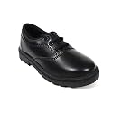 Unisex Kids Black Formal School Uniform Shoes Deluxe lace