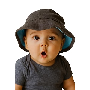 Unisex Kids Cotton Bucket Hat - Reversible