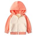 Unisex Kids French Terry Full-zip Hoodie Sweatshirt Boys Girls Casual Outfit Jacket (18M-8Y)