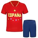 Unisex Kids Soccer Jersey and Shorts Kit 2-Piece Set Boys Girls Football Outfits for Little Athlete 2-14 Years