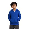 Unisex Kids Solid Full Sleeve Zip Front