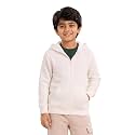 Unisex Kids Solid Full Sleeve Zip Front