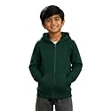 Unisex Kids Solid Full Sleeve Zip Front