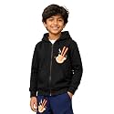 Unisex Kids Solid Full Sleeve Zip Front