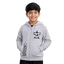 Unisex Kids Solid Full Sleeve Zip Front