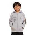 Unisex Kids Solid Full Sleeve Zip Front