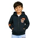 Unisex Kids Solid Full Sleeve Zip Front