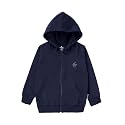 Unisex Kids Solid Full Sleeve Zip Front