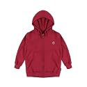 Unisex Kids Solid Full Sleeve Zip Front