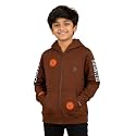Unisex Kids Solid Full Sleeve Zip Front