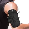 Unisex Mobile Arm Bag Waterproof Hand Fitness Mobile Case for Running Hiking Jogging Exercise Gym and Other Sports Activities for Universal Smartphones Size Upto 5.7" inch - (Black)