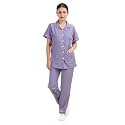 Unisex Nurse Uniform With Normal Length Half Sleeves Top With 2 Pockets Regular Fit Pant Two Side Pockets - Ideals for Hospital Staff/Clinics/Nanny Uniforms |