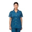 Unisex Nurse Uniform With Normal Length Half Sleeves Top With 2 Pockets Regular Fit Pant Two Side Pockets - Ideals for Hospital Staff/Clinics/Nanny Uniforms |