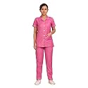 Unisex Nurse Uniform With Normal Length Half Sleeves Top With 2 Pockets Regular Fit Pant Two Side Pockets - Ideals for Hospital Staff/Clinics/Nanny Uniforms |