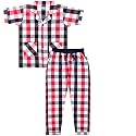 Unisex Pure Cotton Short Sleeve Kids NightwearNightdressSleepsuitSleepwearNight