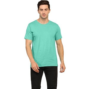 Unisex Round Neck Plain T-Shirt Combed