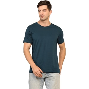Unisex Round Neck Plain T-Shirt Combed