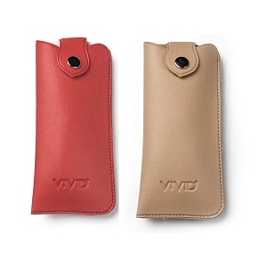 unisex specs snap button eyewear dabbi artificial leather soft case cover