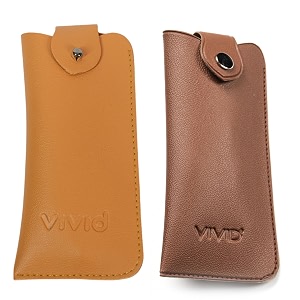 unisex specs snap button eyewear dabbi artificial leather soft case cover