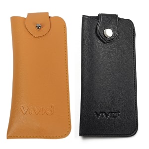 unisex specs snap button eyewear dabbi artificial leather soft case cover