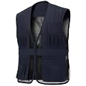 Unisex Tactical Shooting Range Vest Breathable with Movable Shoulder Pad for Skeet Trap Clay Shooting