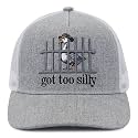 Unisex Trucker Adjustable Mesh Baseball Cap Dad Hat for Men Women Breathable Mesh Side with Stainless Steel Cap Buckle