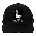 Unisex Trucker Adjustable Mesh Baseball Cap Dad Hat for Men Women Breathable Mesh Side with Stainless Steel Cap Buckle