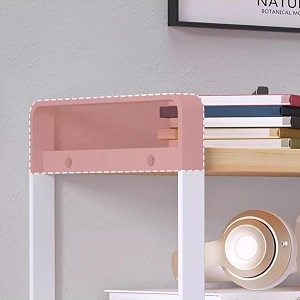uniart multipurpose display storage desktop bookshelf organizer for office amp desk white 157 x 78 x 7 cm