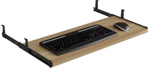 unishop wooden computer keyboard stand beige 20 x 10 inches keyboard tray