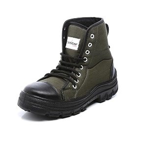unistar men39s combat army boots water resistant trekking riding hiking shoes with extra cushion inner sole outdoor ankle boots for daily use