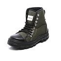 Unistar Men's Combat Army Boots Water Resistant Trekking Riding Hiking Shoes with Extra Cushion Inner Sole Outdoor Ankle Boots for Daily Use