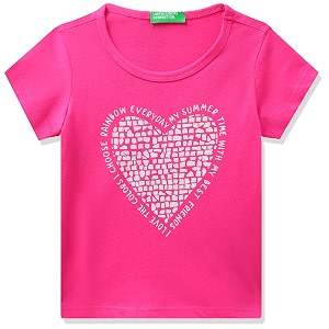 United Colors of Benetton Baby-Girls Solid Regular