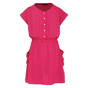 united colors of benetton baby-girl39s rayon fit and flare midi casual dress