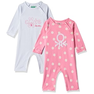 United Colors of Benetton Baby Girls Rompers