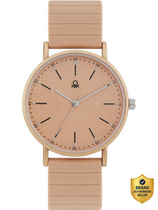 United Colors of Benetton Brown Dial Analog