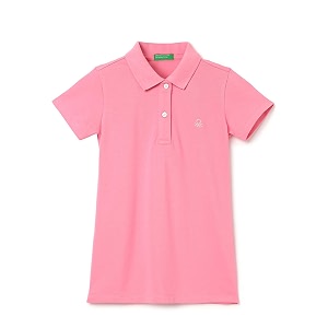 united colors of benetton girl39s cotton solid regular fit polo shirt