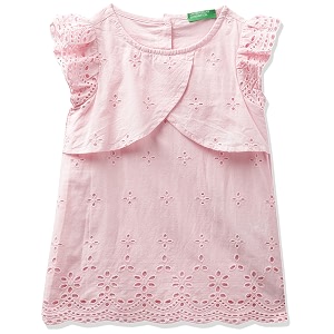 United Colors of Benetton Girls Cotton A-Line
