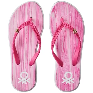 united colors of benetton girls benetton flip-flops