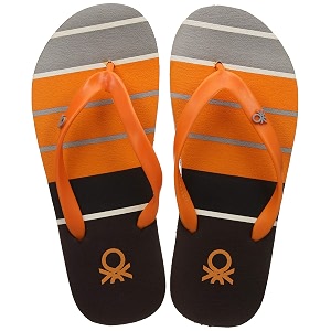 United Colors of Benetton Mens Flip-Flops