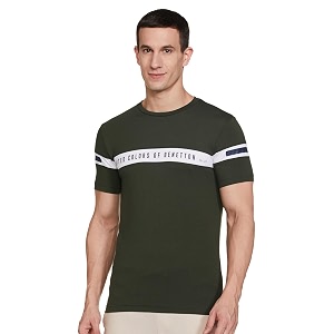 United Colors of Benetton Mens Solid Regular