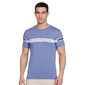 United Colors of Benetton Mens Solid Regular