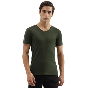 UNITED COLORS OF BENETTON Mens Cotton Solid