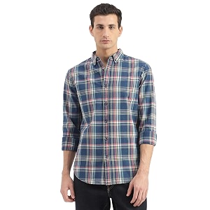 UNITED COLORS OF BENETTON Mens Plaid Slim