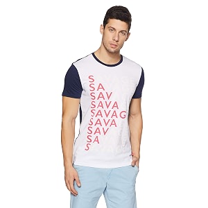 United Colors of Benetton Mens Printed Regular