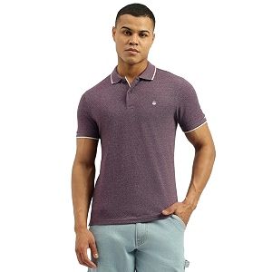 United Colors of Benetton Mens Solid Regular