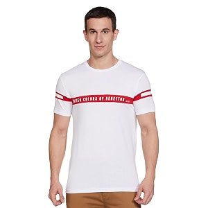 United Colors of Benetton Mens Solid Regular